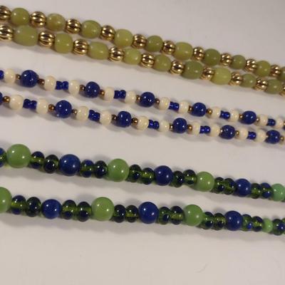 Sale Photo Thumbnail #1101: Collection of Bead Necklaces (#10)