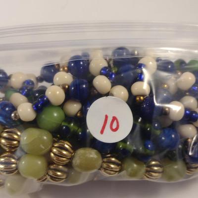 Sale Photo Thumbnail #1111: Collection of Bead Necklaces (#10)