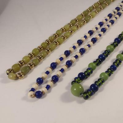 Sale Photo Thumbnail #1100: Collection of Bead Necklaces (#10)