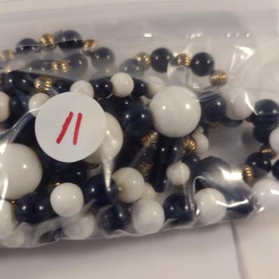 Sale Photo Thumbnail #1122: Pair of Bead Necklaces (#11)