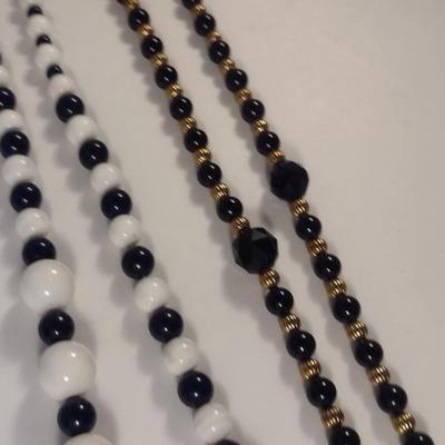 Sale Photo Thumbnail #1114: Pair of Bead Necklaces (#11)