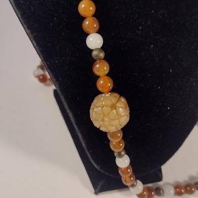 Sale Photo Thumbnail #1132: Collection of Bead Necklaces (#12)