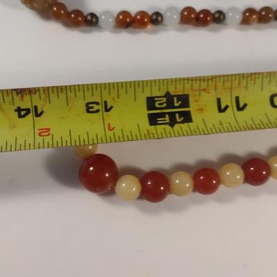 Sale Photo Thumbnail #1128: Collection of Bead Necklaces (#12)