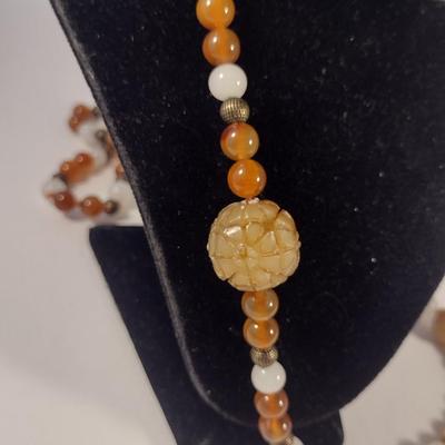 Sale Photo Thumbnail #1133: Collection of Bead Necklaces (#12)