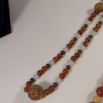 Sale Photo Thumbnail #1126: Collection of Bead Necklaces (#12)