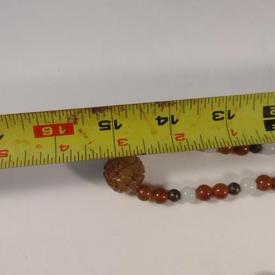 Sale Photo Thumbnail #1129: Collection of Bead Necklaces (#12)