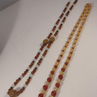 Sale Photo Thumbnail #1123: Collection of Bead Necklaces (#12)