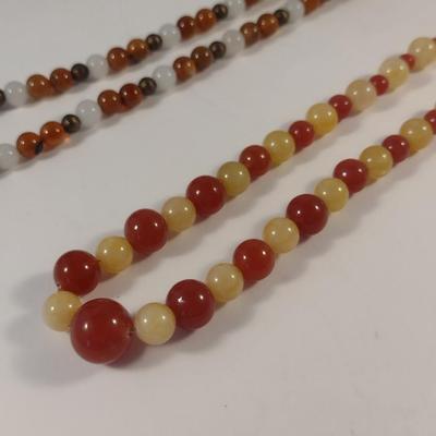 Sale Photo Thumbnail #1125: Collection of Bead Necklaces (#12)