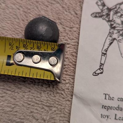 Sale Photo Thumbnail #2820: Accurate Reproduction Of A Lead Musket Ball Historic Artifact