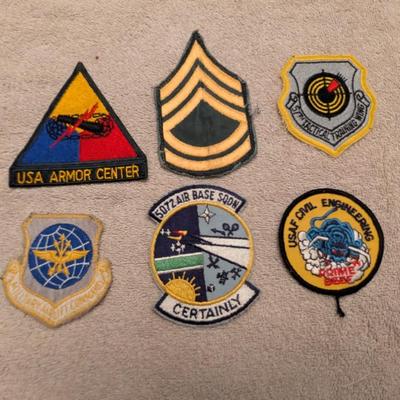 Sale Photo Thumbnail #2771: Vintage Military Patches