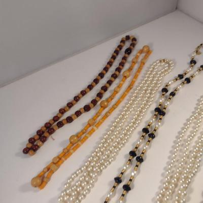 Sale Photo Thumbnail #1143: Collection of Bead Necklaces (#13)