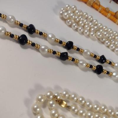 Sale Photo Thumbnail #1140: Collection of Bead Necklaces (#13)