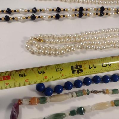 Sale Photo Thumbnail #1147: Collection of Bead Necklaces (#13)