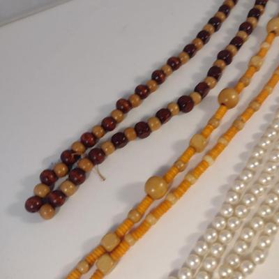 Sale Photo Thumbnail #1144: Collection of Bead Necklaces (#13)