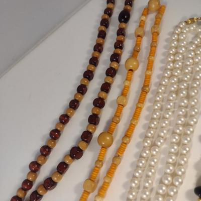 Sale Photo Thumbnail #1145: Collection of Bead Necklaces (#13)