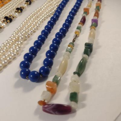 Sale Photo Thumbnail #1137: Collection of Bead Necklaces (#13)