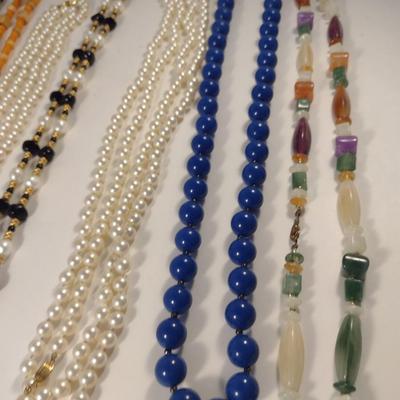 Sale Photo Thumbnail #1138: Collection of Bead Necklaces (#13)