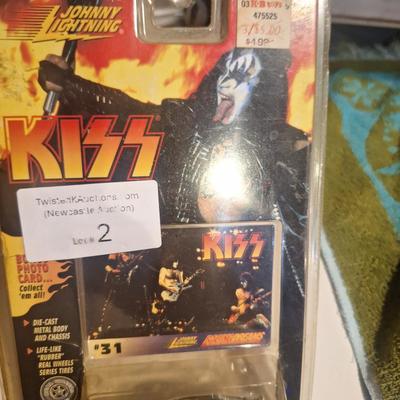Vintage Kiss Gene Simmons Pocket car and card