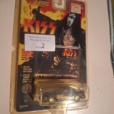 Vintage Kiss Gene Simmons Pocket car and card