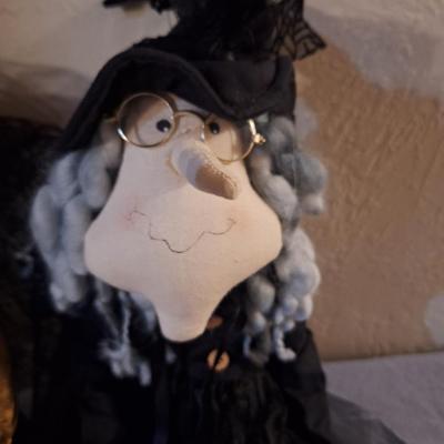 Rag doll witches and one figurine