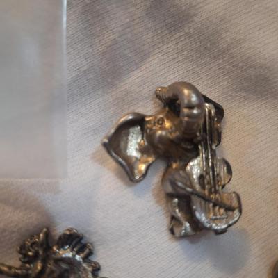 Sale Photo Thumbnail #166: Pewter Unicorn and other
