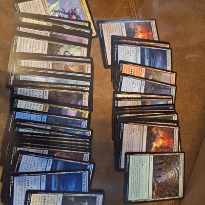 Sale Photo Thumbnail #231: see all photos, we pulled a sample from each section and spread them out but did not try to show all the cards- too many, not enough room.  There is also writing on the box that may be relevant to the contents so that is in the photos too. We don't know e