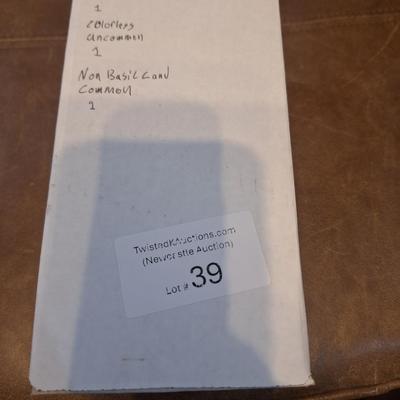 Sale Photo Thumbnail #228: see all photos, we pulled a sample from each section and spread them out but did not try to show all the cards- too many, not enough room.  There is also writing on the box that may be relevant to the contents so that is in the photos too. We don't know e
