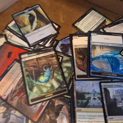 Sale Photo Thumbnail #238: see all photos, we pulled a sample from each section and spread them out but did not try to show all the cards- too many, not enough room.  There is also writing on the box that may be relevant to the contents so that is in the photos too. We don't know e