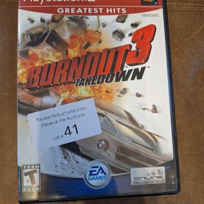 Sale Photo Thumbnail #242: playstation 2 burnout 3 game 