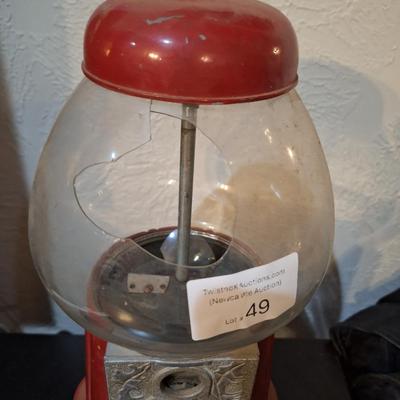 Sale Photo Thumbnail #282: the glass is broken, please see all photos.  We included the glass so you have it for comparison when shopping for replacement.  It's also dirty…but the dirt is free !  If nothing else the dirt helps you see the cut in the glass better.