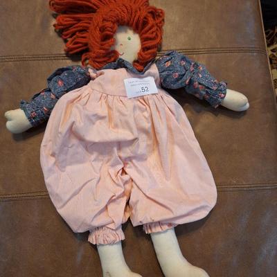 Sale Photo Thumbnail #295: red or orange hair rag doll