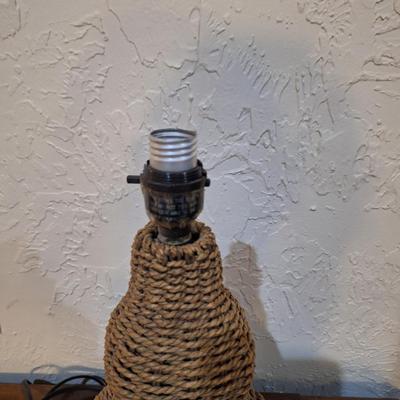 Sale Photo Thumbnail #298: wicker lamp see all photos. 