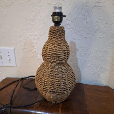 Sale Photo Thumbnail #299: wicker lamp see all photos. 