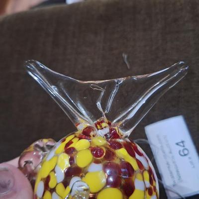 Sale Photo Thumbnail #353: blown glass fish ornament
