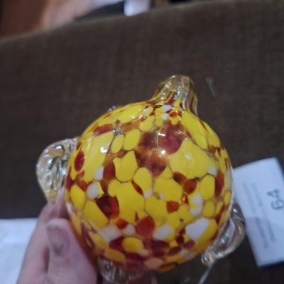 Sale Photo Thumbnail #352: blown glass fish ornament