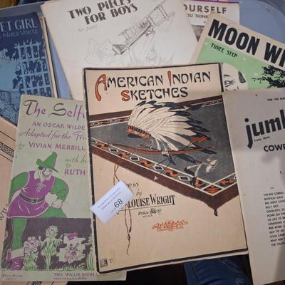 Sale Photo Thumbnail #373: bundle of sheet music books