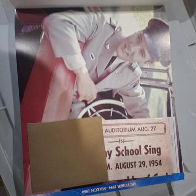 Sale Photo Thumbnail #402: Elvis book with copies of photos and documents 