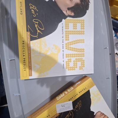 Sale Photo Thumbnail #396: Elvis book with copies of photos and documents 