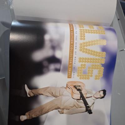 Sale Photo Thumbnail #397: Elvis book with copies of photos and documents 