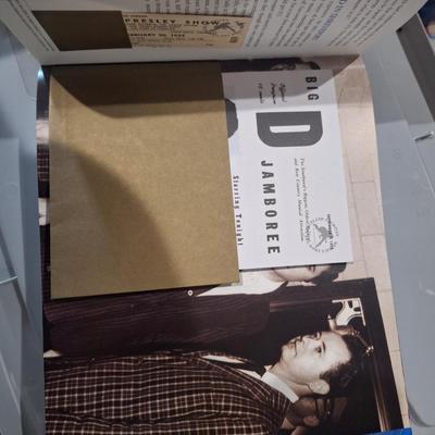 Sale Photo Thumbnail #404: Elvis book with copies of photos and documents 