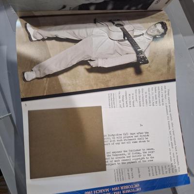 Sale Photo Thumbnail #403: Elvis book with copies of photos and documents 