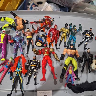 Sale Photo Thumbnail #451: Action figures, mostly batman related
