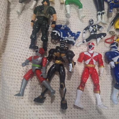 Sale Photo Thumbnail #502: power ranger and other action figures