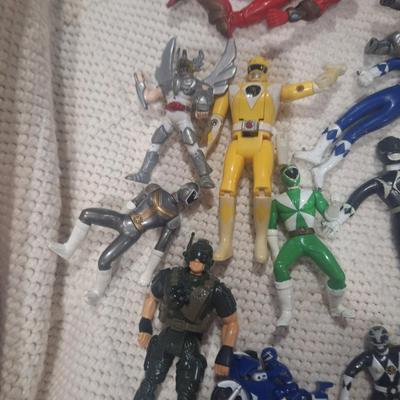 Sale Photo Thumbnail #494: power ranger and other action figures