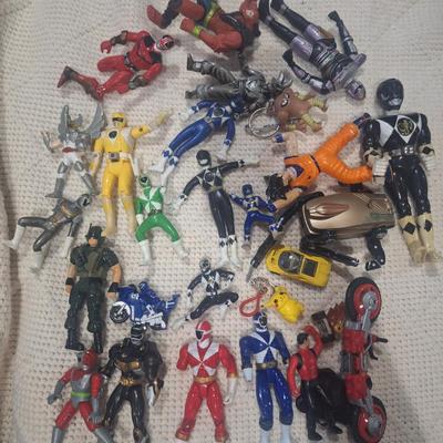 Sale Photo Thumbnail #492: power ranger and other action figures