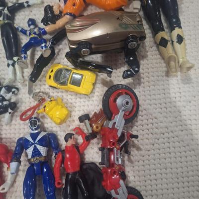 Sale Photo Thumbnail #485: power ranger and other action figures