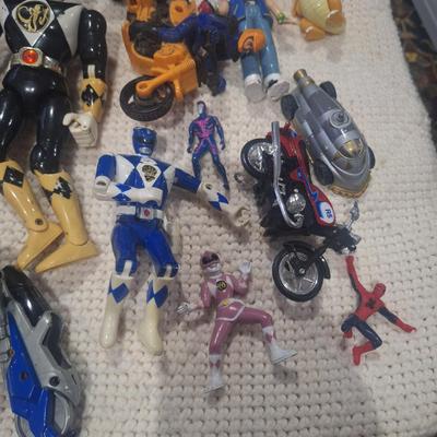Sale Photo Thumbnail #516: power ranger and other action figures