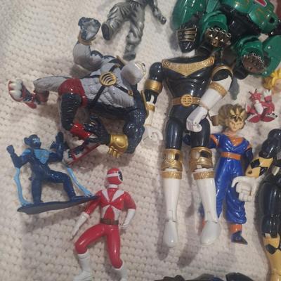 Sale Photo Thumbnail #512: power ranger and other action figures