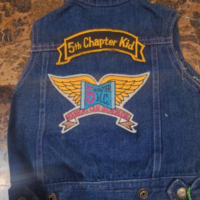 Sale Photo Thumbnail #602: 12 month biker denim vest