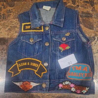 Sale Photo Thumbnail #599: 12 month biker denim vest